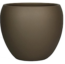 <h4>Pot Rian d22 h18.5cm brun foncé mat</h4>