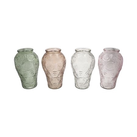 Deco Glass Vase Cumba H24d15