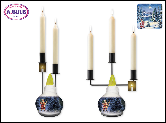 <h4>A.BULB of Art- 36cm Christmas High Candle Holder Mix</h4>