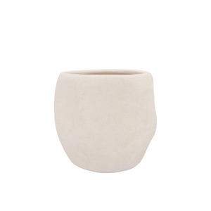 Lisboa White Pot 16x16x15cm