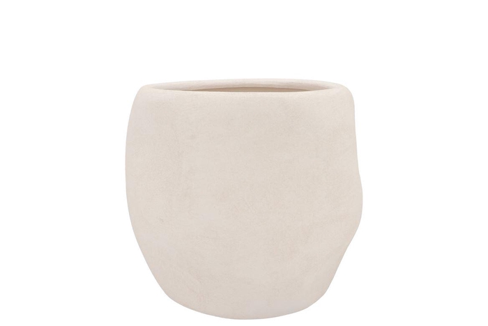 <h4>Lisboa White Pot 16x16x15cm</h4>