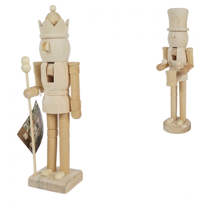 <h4>Kerst Deco notenkraker d07*25cm</h4>