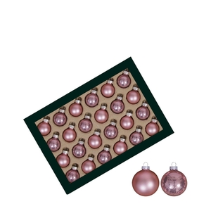 Kerstbal Bal  25mm combi x24