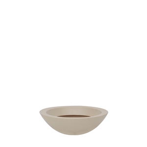 VASO MALTA BOWL 36 X 12 CM GRANITO AREIA