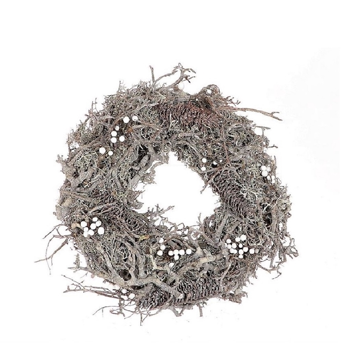 <h4>Wreath d40cm Bonsai Pineberry</h4>