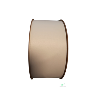 RIBBON RECYCLED PET 40MM 20M CREAM
