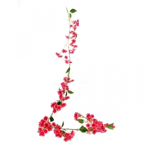 Artificial flowers Cherry garland 170cm