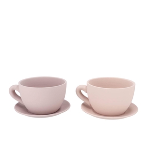 Chai Natural Pot Cup And Saucer Ass 23x19x12cm