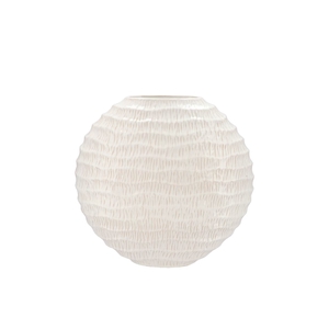 Lima White Vase Oval 31x12x30cm