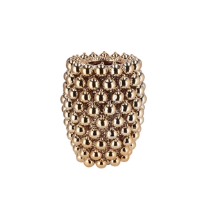 Christmasball Gold Vase 27x27x33cm