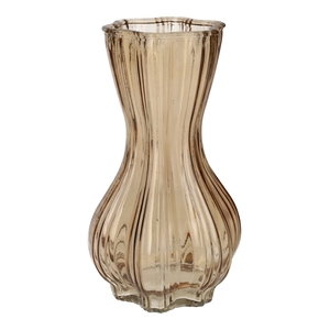 DF02-740033200 - Vase Miley d10.8/14.5xh25.5 taupe