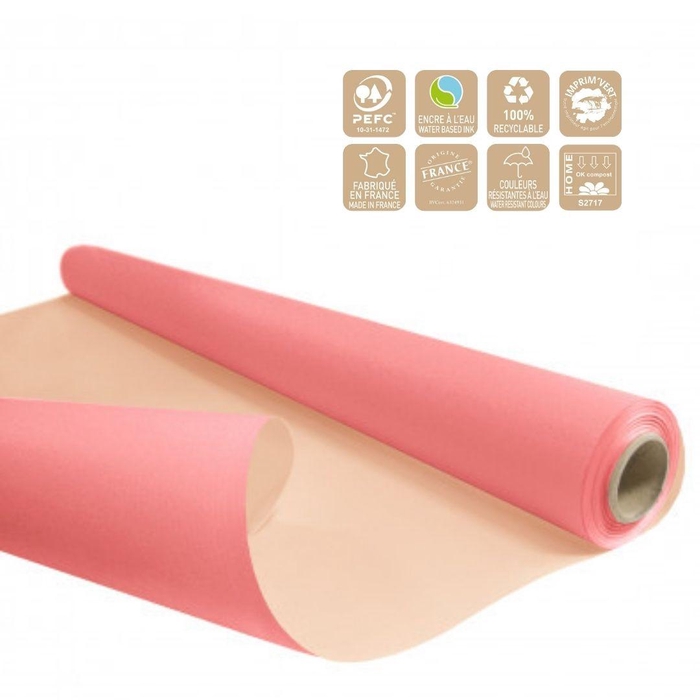 <h4>Valentine Paper Roll 80cm 40m Duo kraft</h4>