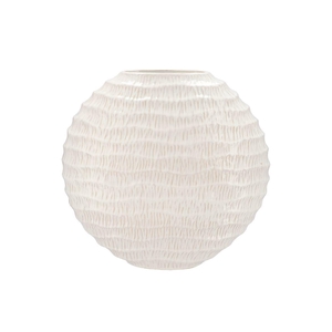 Lima White Vase Oval 51x17x50cm Nm