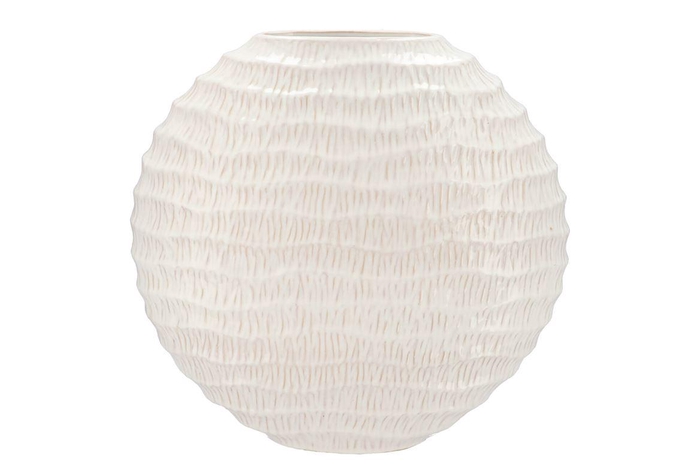 <h4>Lima White Vase Oval 51x17x50cm Nm</h4>