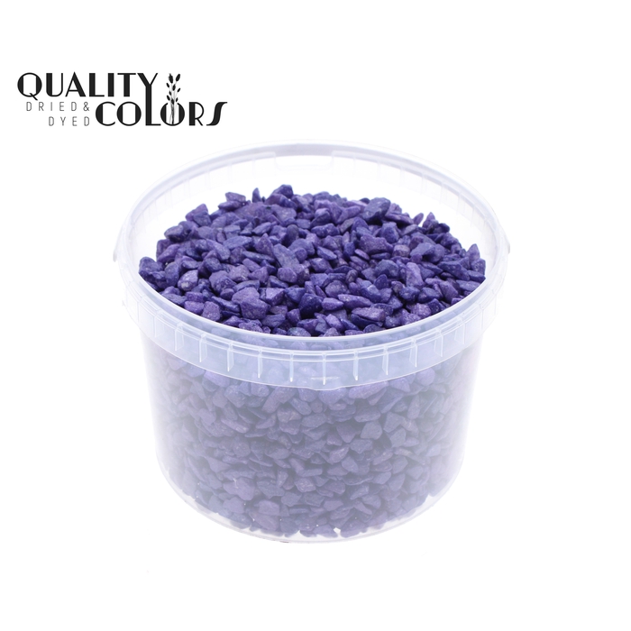 <h4>Rocks 3 ltr bucket Purple</h4>