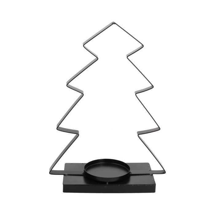 <h4>Kerst Theelichthouder d09/21*28cm</h4>