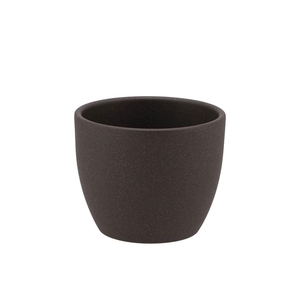 Ceramic Pot Grey Dark 8cm