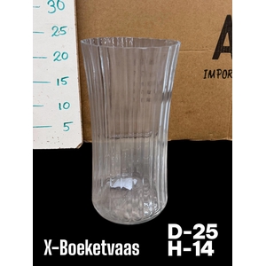 Vase en verre d25/h14