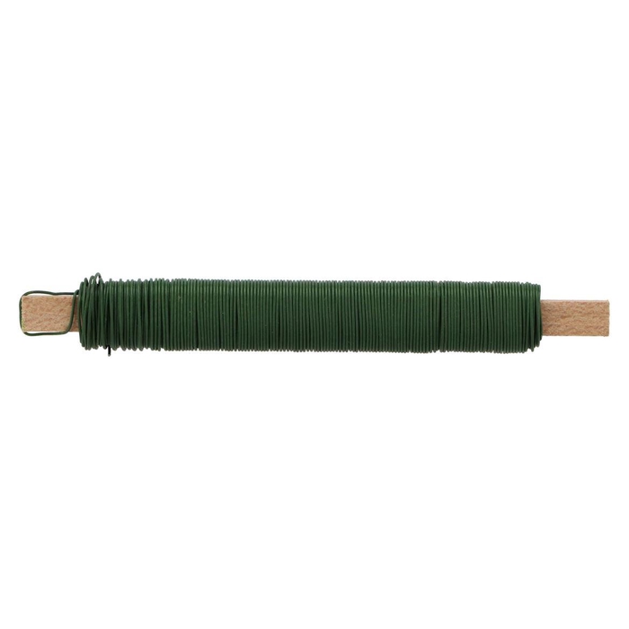 <h4>Floristry Wire Wrap Green Shiny 10rol P/kg</h4>