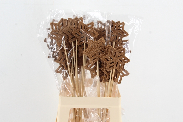 <h4>Stick Snowflake Mulch 9cm</h4>