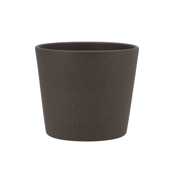 <h4>Ceramic Pot Dark Grey 15cm</h4>