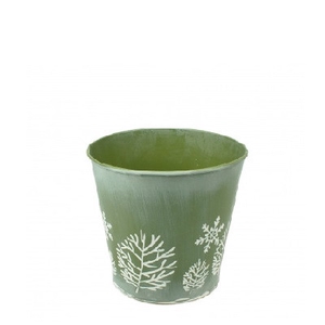 Zink Winter pot d12.5*12.5cm