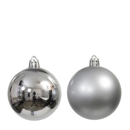<h4>Christmas bauble Ball plastic  60mm x9</h4>