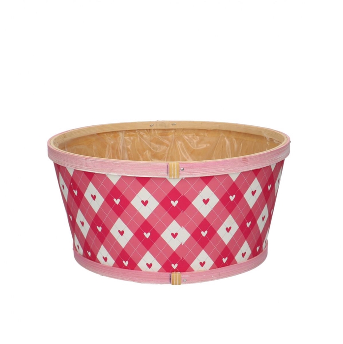 <h4>Opruiming Valentijn Hout Ruit bak d22*11cm</h4>