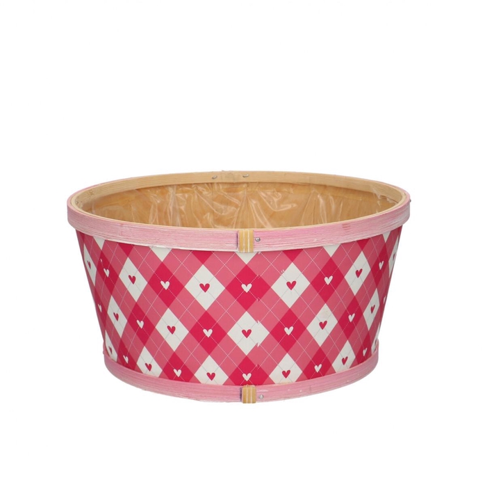 <h4>Opruiming Valentijn Hout Ruit bak d22*11cm</h4>