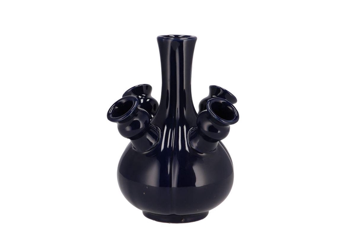 <h4>Rotterdam Blue Vase Tulip 17x17x17cm Nm</h4>