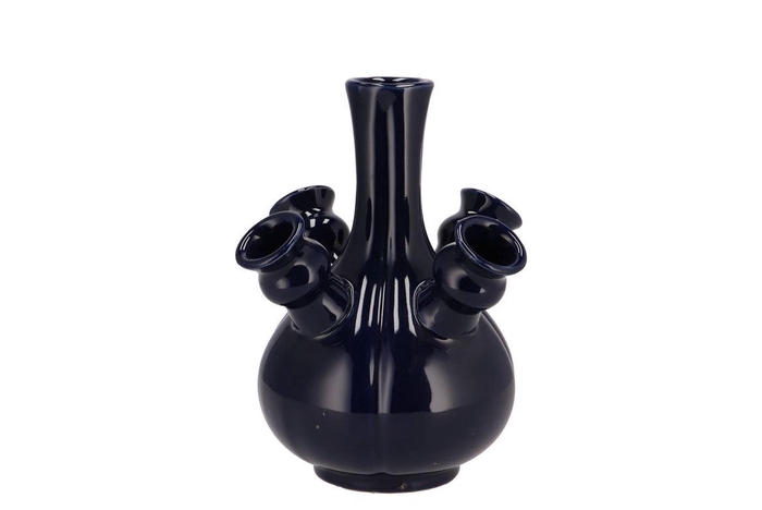 <h4>Rotterdam Blue Vase Tulip 17x17x17cm Nm</h4>