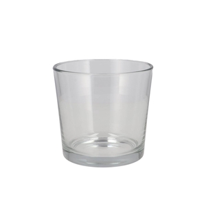 Glass Vase Konisch Heavy H16xd17cm