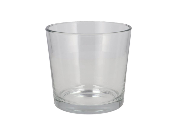 <h4>Glass Vase Konisch Heavy H16xd17cm</h4>