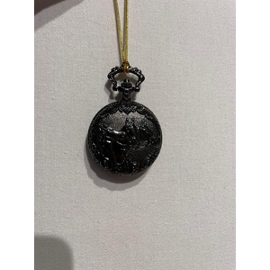 Clock Hanging Mini Ø4,7cm Blac