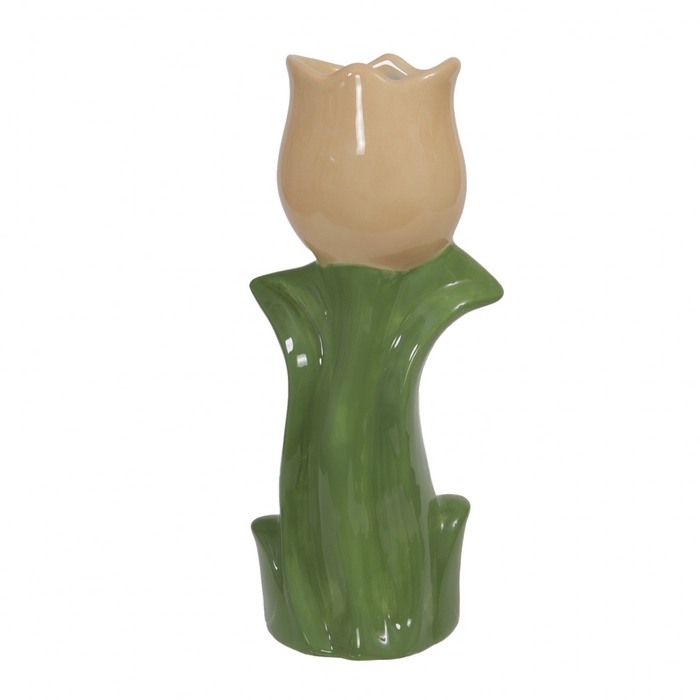 <h4>Ceramics Tulip vase d06*20.5cm</h4>