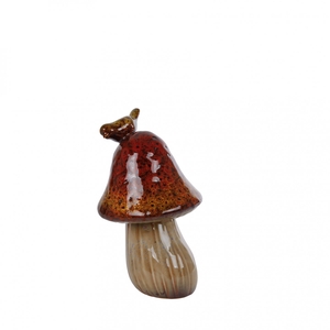 Herfst Deco paddenstoel d09*16cm