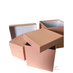 HOEDENDOOS 3BOXES 25cm 20cm 15cm PINK