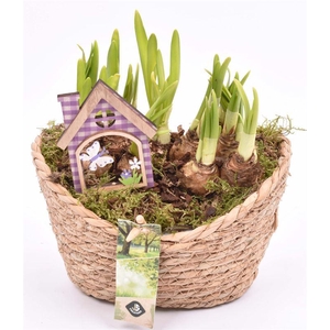 Touwmand ovaal 19x14cm