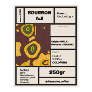 Roasted Coffee Bourbon Aji Washed