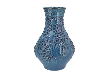 <h4>Inga Grape Blue Vase Active Glaze 25x25x35cm Nm</h4>