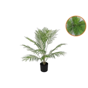 Silk Kentia Palm Plant Green 76cm