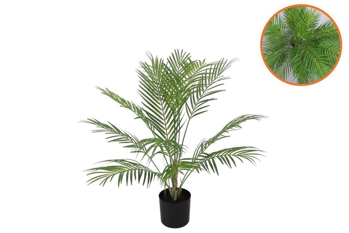 <h4>Silk Kentia Palm Plant Green 76cm</h4>