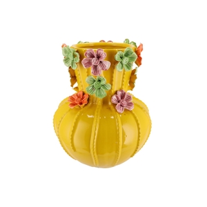 Flower Yellow Vase 26x33cm Nm