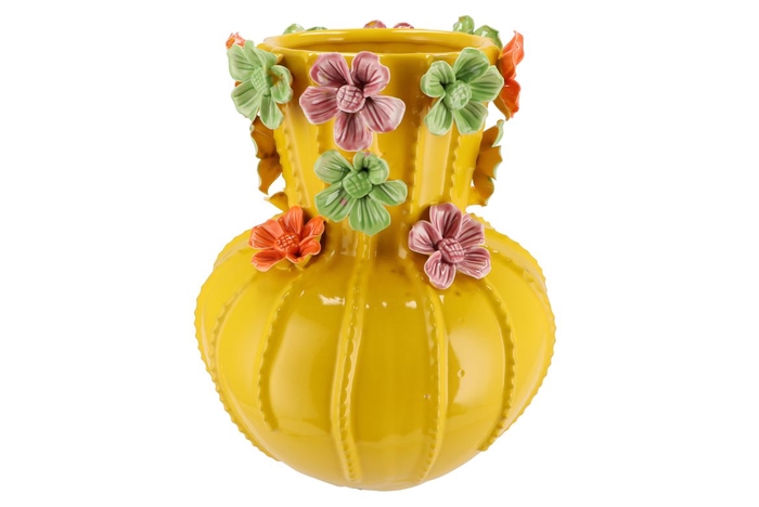 <h4>Flower Yellow Vase 26x33cm Nm</h4>