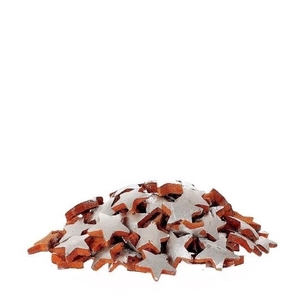 Kerst Deco ster coco d04.5cm x100