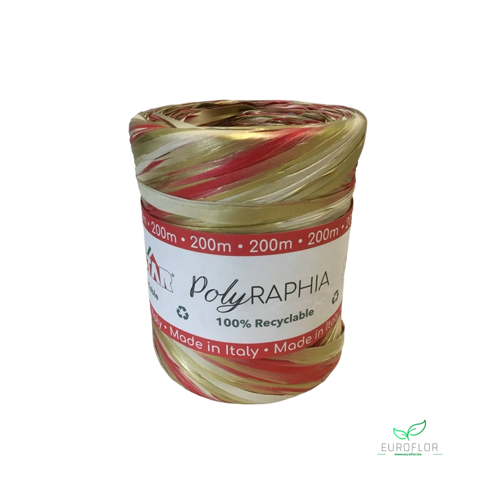 POLYRAPHIA TWO-COLOURED 15MM 200M (color 304)