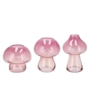 Nova Sweets Pink Vase Mushroom Narrow Tricolor 13x13x20cm