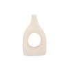 Lisboa White Vase Oval 28x11x46cm Nm