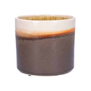 DF03-884640467 - Pot Gus d14.5xh12.8 brown/orange