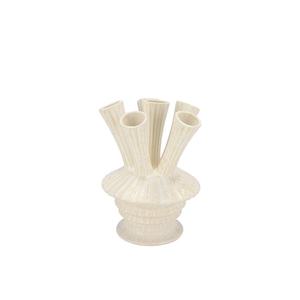 Maysa Offwhite Vase Tubes 13x13x19cm